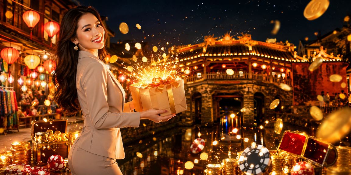 Không khí sôi động của thị trường cá cược đêm Hội An trên ob53