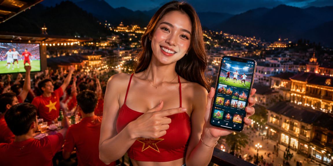 Người dùng Việt Nam trải nghiệm casino và cá cược trực tuyến trên điện thoại trong không gian sống động